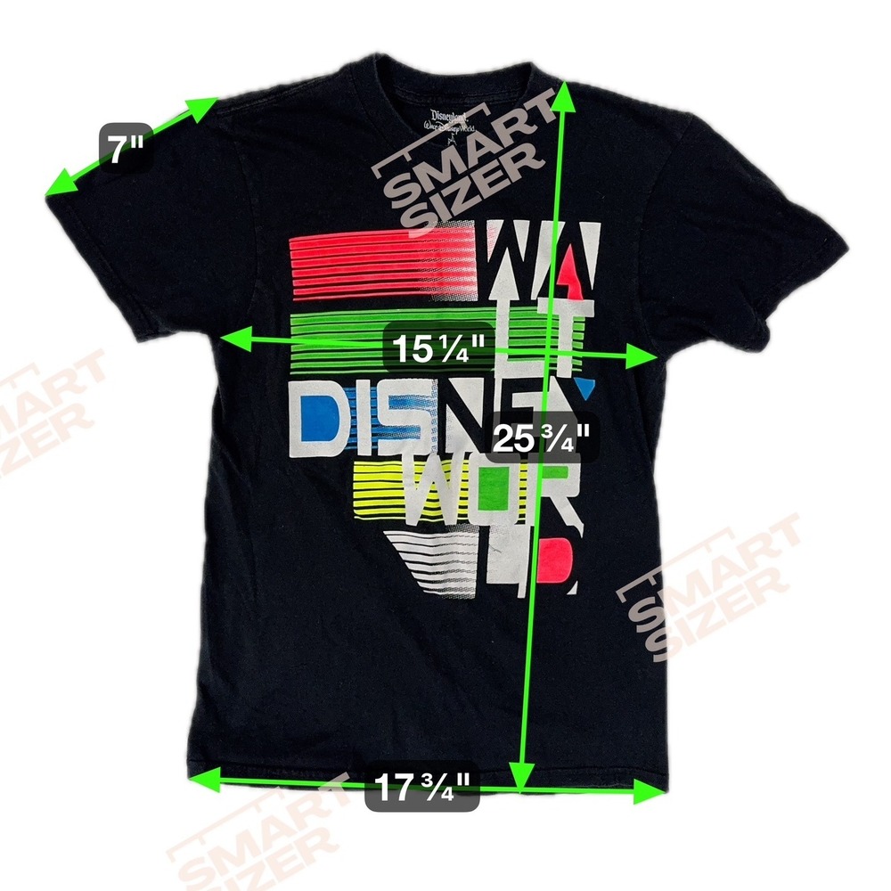 Walt‎ Disney World Black Graphic T Shirt Size Small - Picture 7 of 7